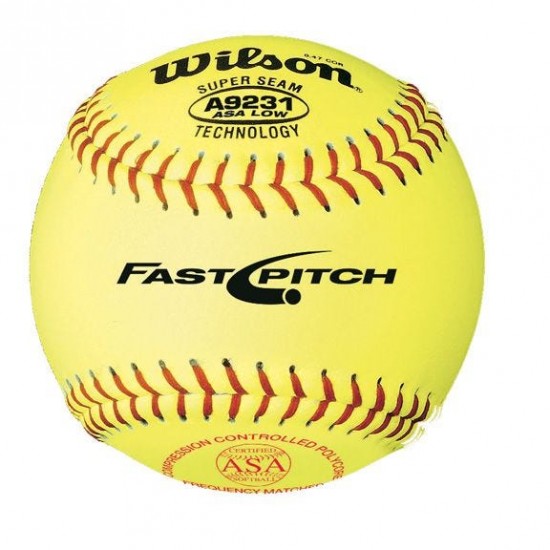 Discount - Wilson A9231 BASA-Low Polycore 11" Fastpitch Softball - 1 Dozen