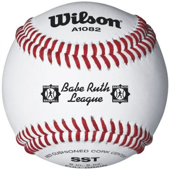 Discount - Wilson A1082 SST Babe Ruth League Baseball - 1 Dozen