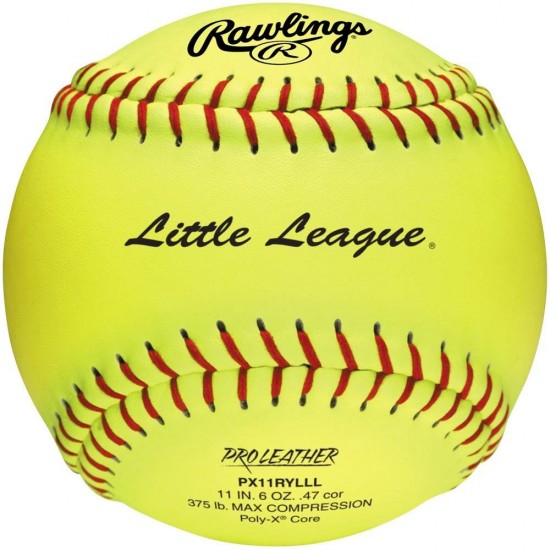 Discount - Rawlings PX11RYLLL 11" Little League Fastpitch Softball - 1 Dozen