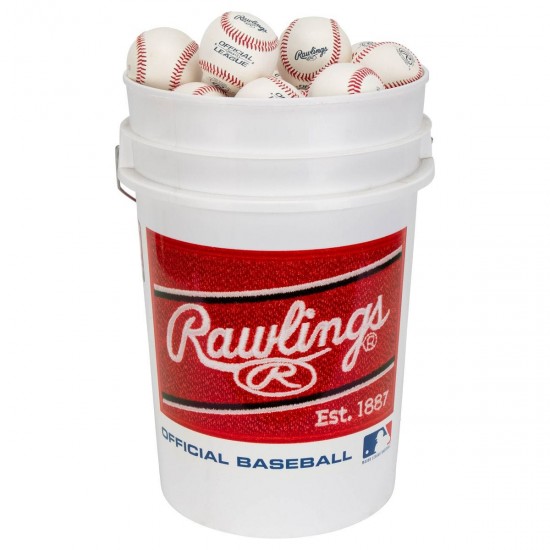 Discount - Rawlings Bucket W/30 ROLB1X Baseballs