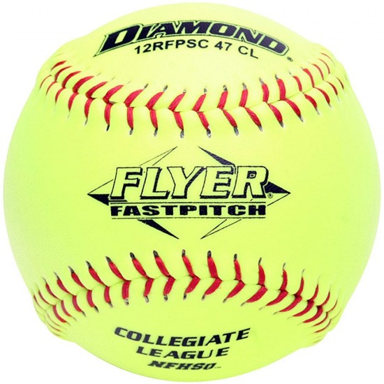 Discount - Diamond Flyer 12RFPSC 47 NFHS/Collegiate Fastpitch Softball - 1 Dozen