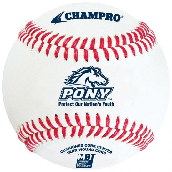 Discount - Champro CBB-300PL Pony League Tournament Baseball - 1 Dozen