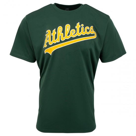 Men's Sale - Oakland Athletics Majestic Cool Base Crewneck Replica Adult Jersey