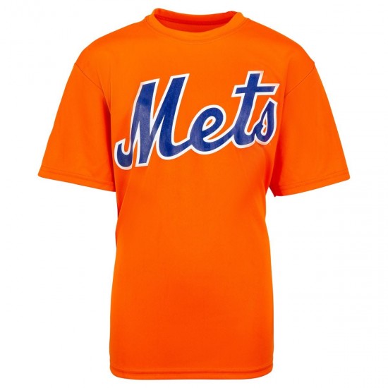 Discount - New York Mets Majestic Cool Base Crewneck Replica Youth Jersey