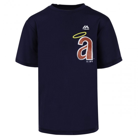 Discount - Los Angeles Angels Majestic Cool Base Cooperstown Evolution Youth T-Shirt