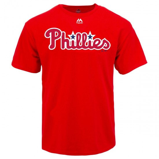 Discount - Philadelphia Phillies Majestic Cool Base Evolution Youth T-Shirt