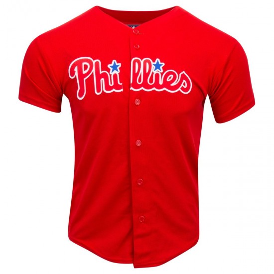 Discount - Philadelphia Phillies Majestic Cool Base Pro Style Adult Jersey