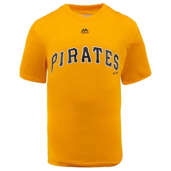 Discount - Pittsburgh Pirates Majestic Cool Base Evolution Youth T-Shirt