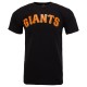 Discount - San Francisco Giants Majestic MLB Youth Replica Crewneck T-Shirt - Black/Orange