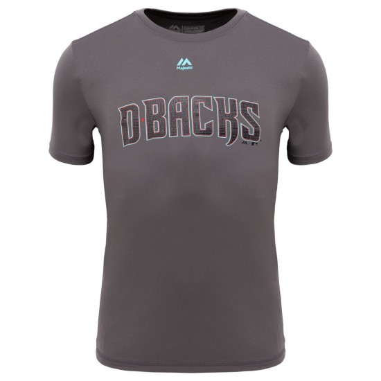 Discount - Arizona Diamondbacks Majestic Cool Base Evolution Youth T-Shirt