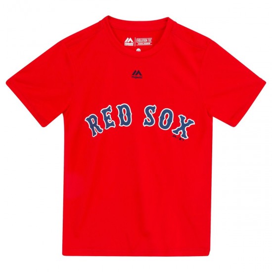 Discount - Boston Red Sox Majestic Cool Base Cooperstown Evolution Youth T-Shirt