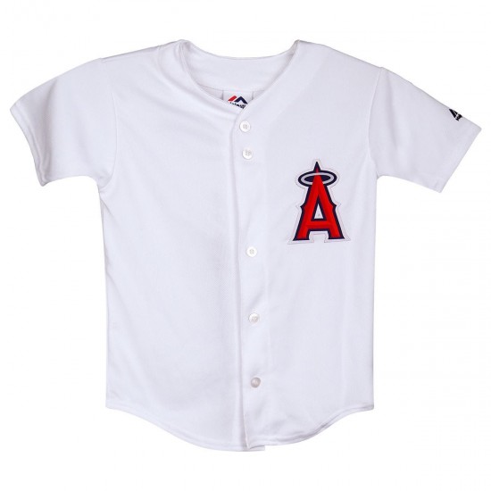 Discount - Los Angeles Angels Majestic Cool Base Pro Style Youth Jersey