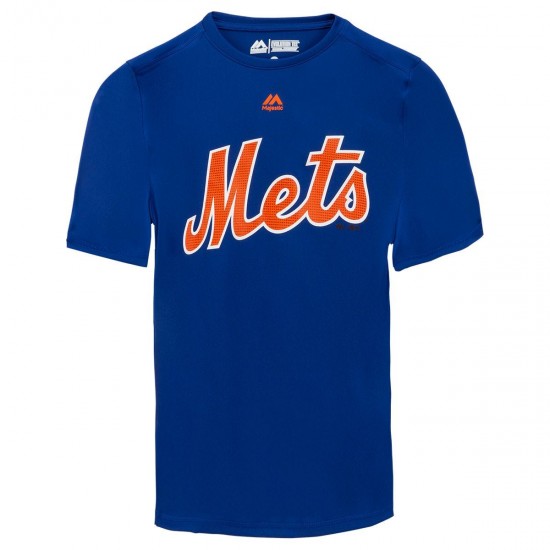 Discount - New York Mets Majestic Cool Base Evolution Youth T-Shirt