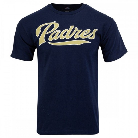 Discount - San Diego Padres Majestic MLB Youth Replica Crewneck T-Shirt