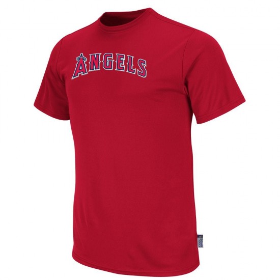 Discount - Los Angeles Angels of Anaheim Majestic Cool Base Crewneck Replica Youth Jersey