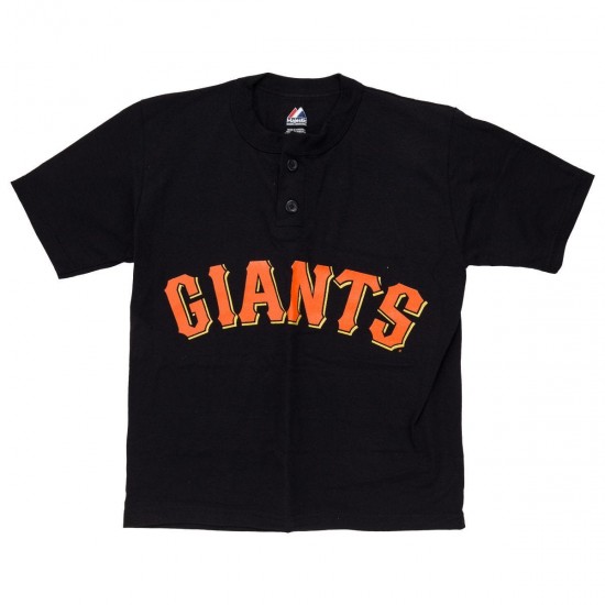 Discount - Majestic MLB 2-Button 2014 San Francisco Giants Replica Youth Jersey