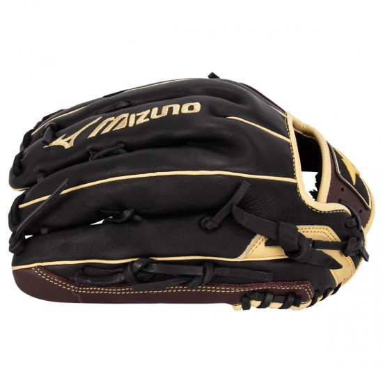 Discount - Mizuno MVP Prime 12.75" Baseball Glove - Black/Cherry - 2022 Model