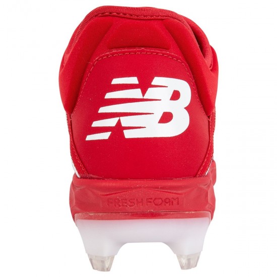 Sale - New Balance 3000v4 Men's Low TPU Molded Baseball Cleats - Red