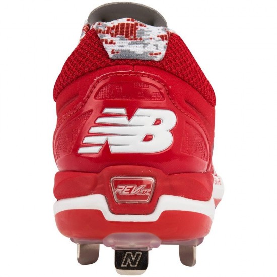 Sale - New Balance L3000V2 Men's Low Metal Cleat - Red
