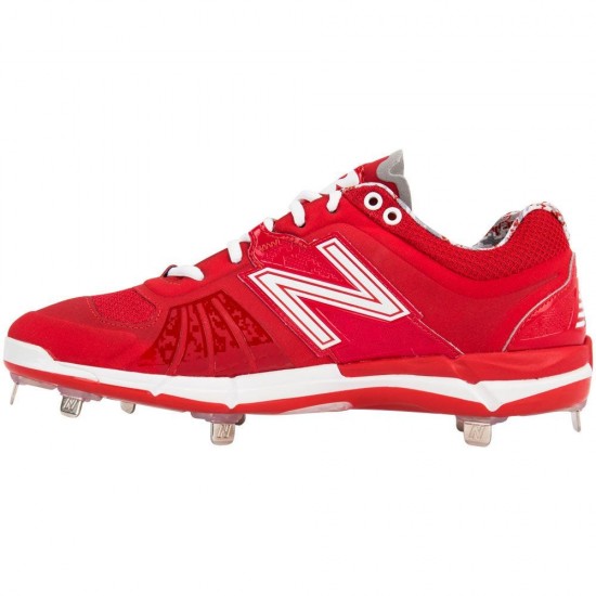 Sale - New Balance L3000V2 Men's Low Metal Cleat - Red