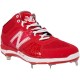 Sale - New Balance M3000V2 Men's Mid Metal Cleat - Red
