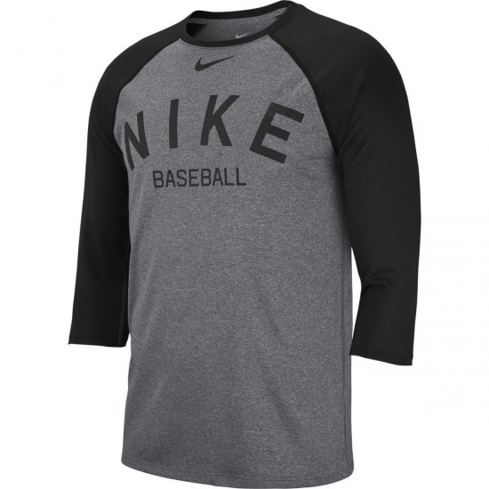 Sale - Nike Cross-Dye Legend Men's 3/4 Sleeve Baseball Top