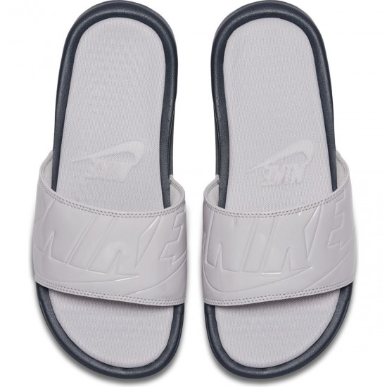 Sale - Nike Benassi JDI Ultra SE Women's Slide Sandals - Vast Grey/Vast Grey/Obsidian