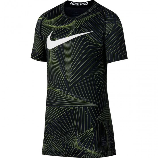 Discount - Nike Pro Boy's Short Sleeve Printed Training Shirt