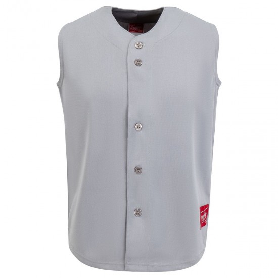 Discount - Rawlings Perfect Game RBBSJ350 Sleeveless Adult Jersey