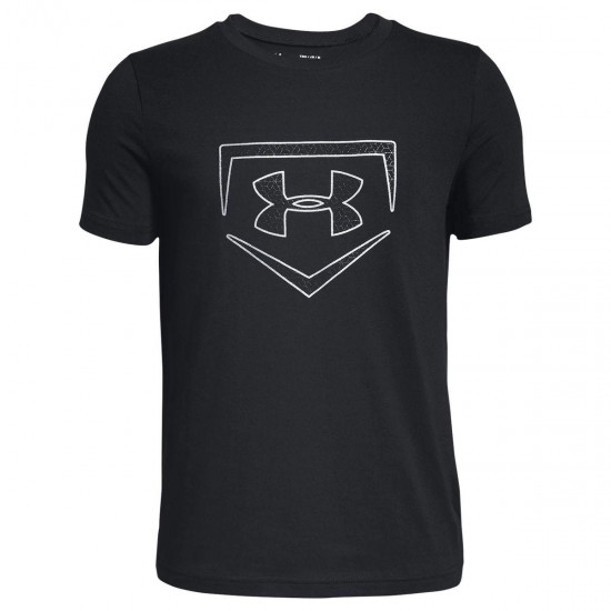 Discount - Under Armour Plate Icon Boy's Baseball Short Sleeve Shirt
